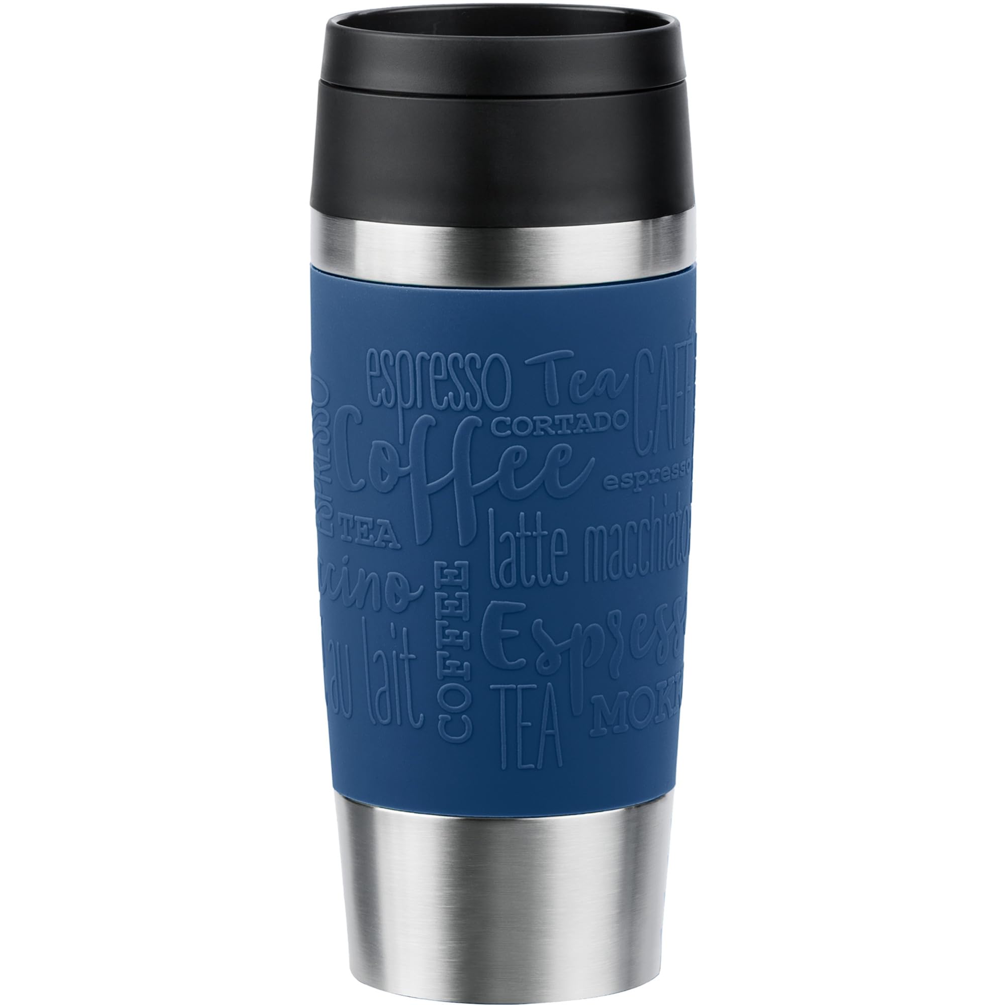 TRAVEL MUG Classic Thermobecher (dunkelblau/edelstahl, 0,36