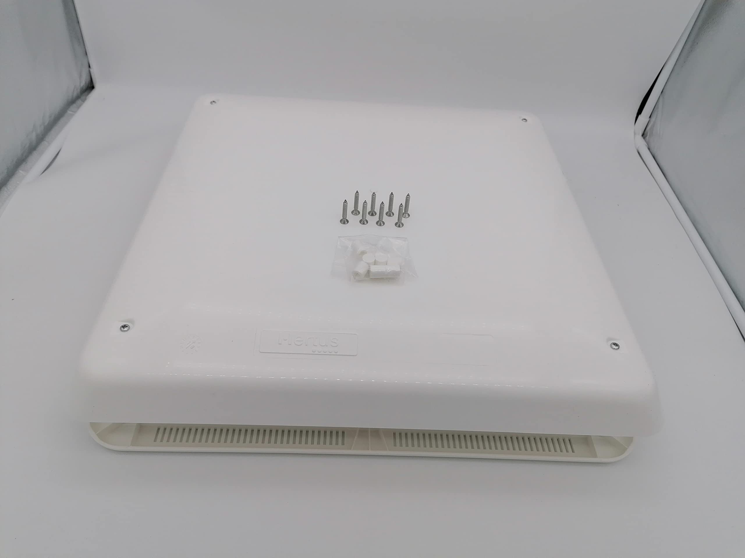 CR-MOESANCO® Kit Claraboya Hertus 40 x40 + Mosquitera Incorporada + Tornillos INOX de Montaje