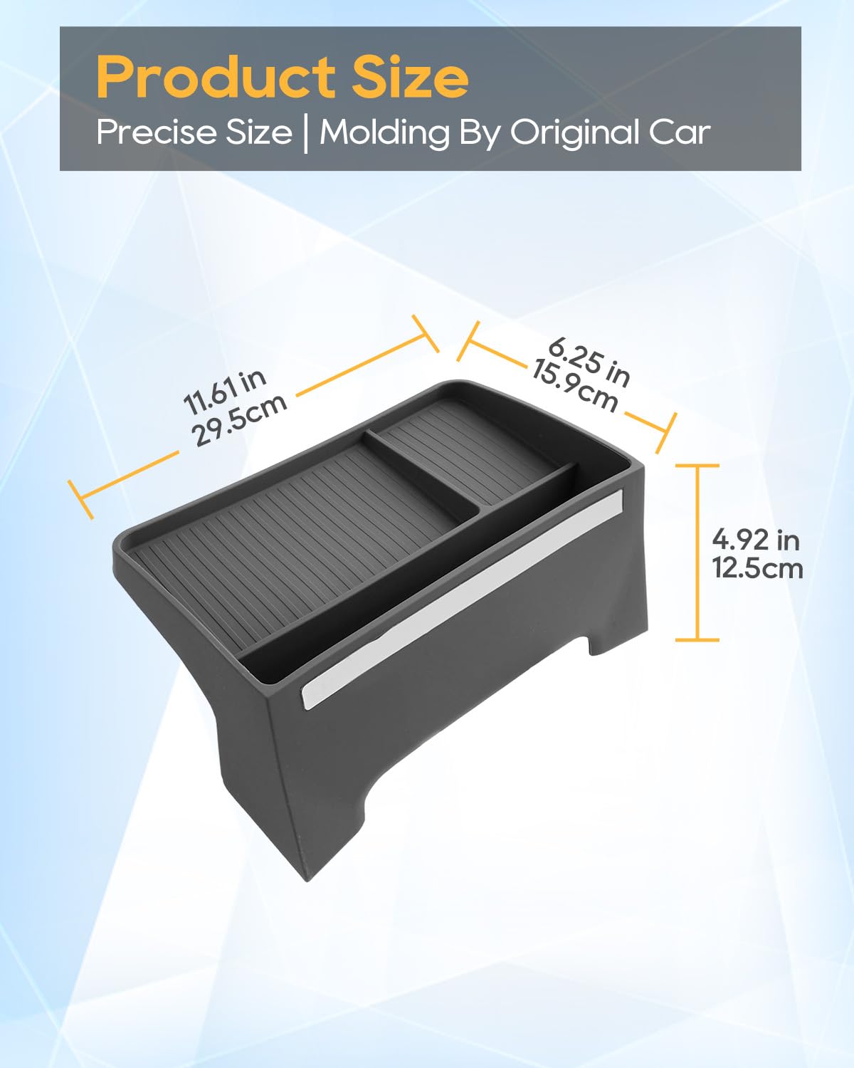 LFOTPP Mittelkonsole Aufbewahrungsbox für Xpeng G6 EV 2025 2026 2027 Hinter dem Bildschirm Dash Instrumententafel Ablagen Tray, für Xpeng G6 EV Zubehör (NICHT für G6 2024!)