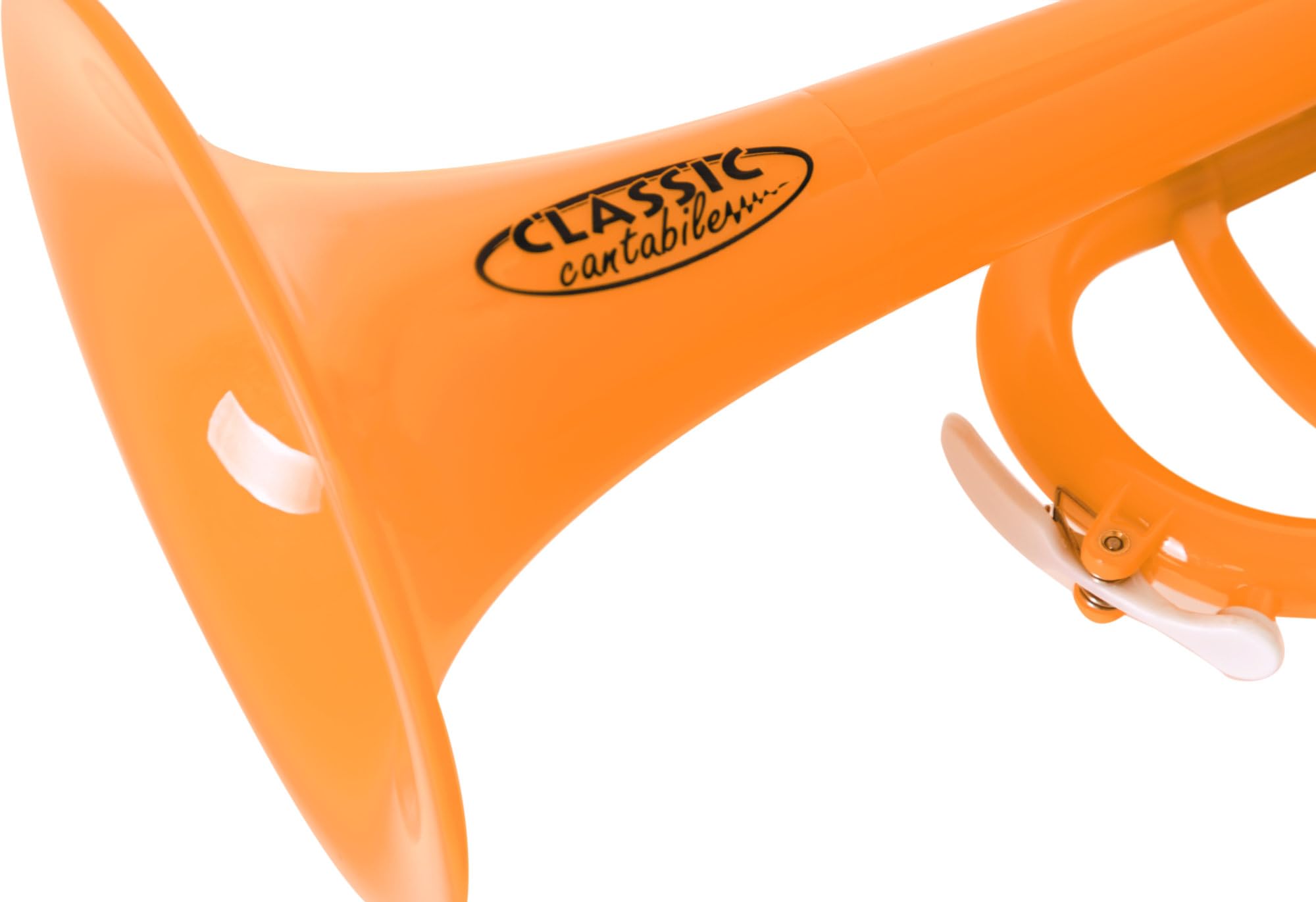 Classic Cantabile MardiBrass ABS Kunststoff Trompete - Perinet-Ventile - 510g leicht - Bohrung: 11,6 mm - inkl. Mundstück und Gigbag - orange