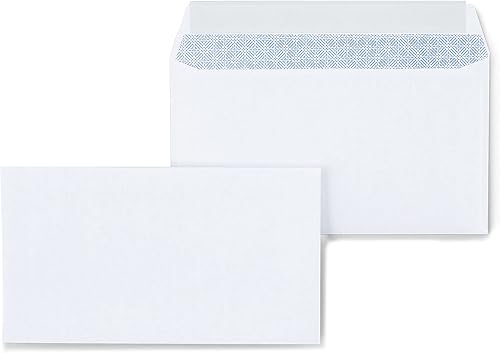 Staples Sobres comerciales tintados de seguridad autosellados #6 34, 3 58 pulgadas x 6 12 pulgadas, blanco, 150cartón (ST862999-CCVS) disponible en Yaxa Peru