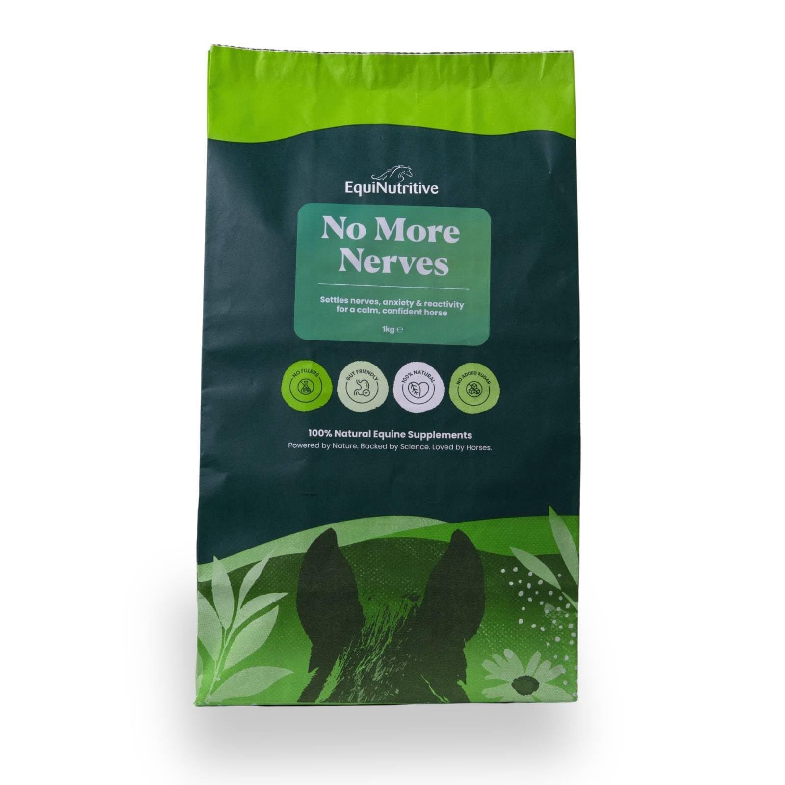 No More Nerves - Beruhigungszusatz für Pferde - 100% natürliche Inhaltsstoffe (1 kg)