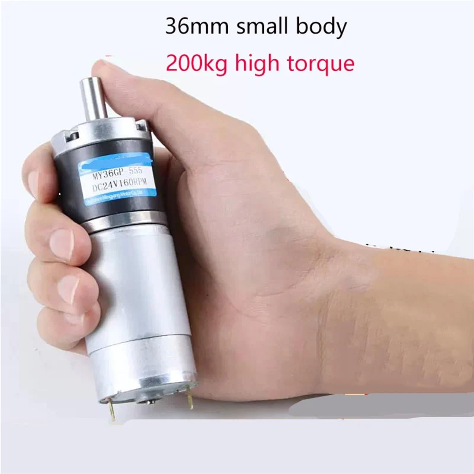 36-555 100kgcm Moteur planétaire CC vitesse réglable réversible