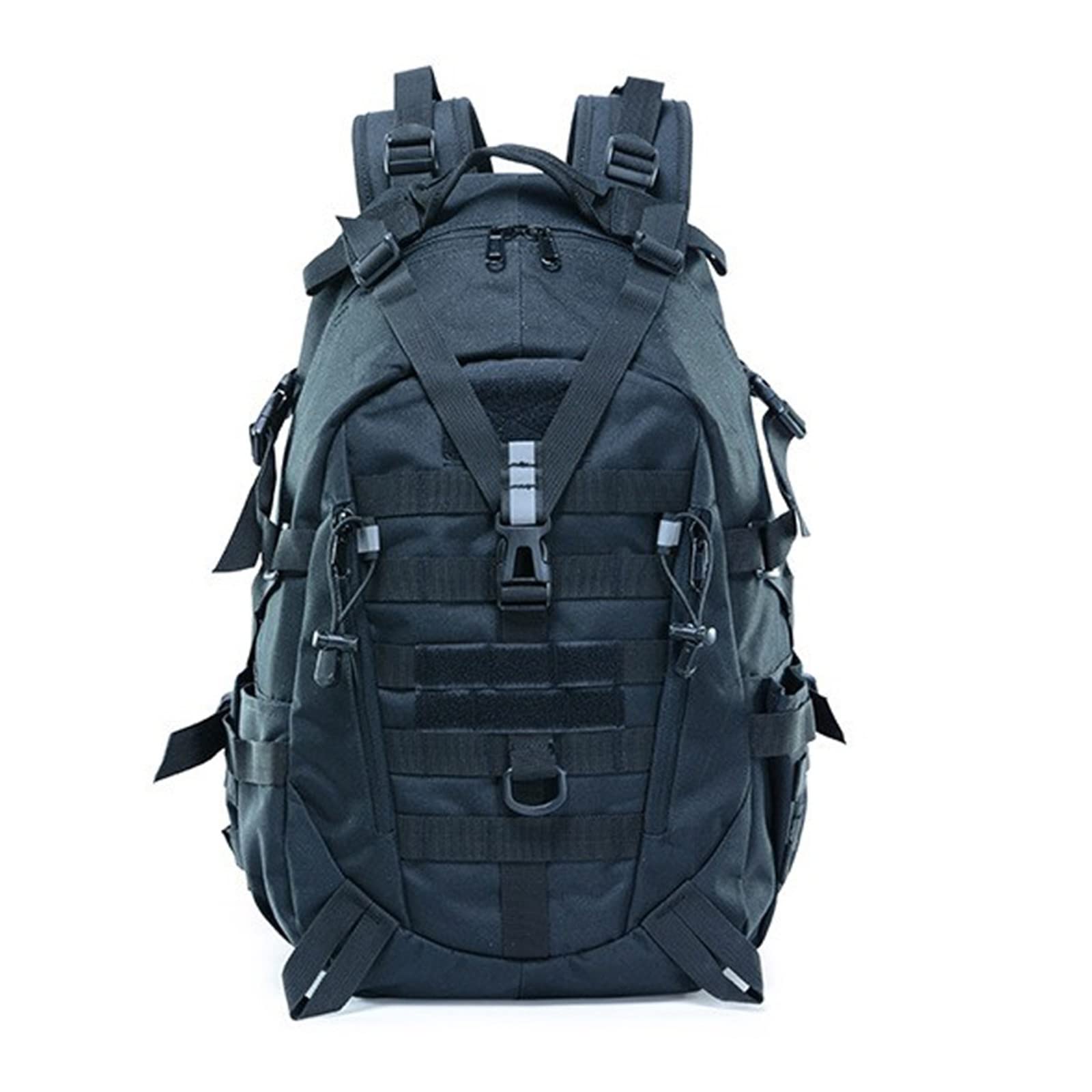 Zaino da Campeggio da 40 Litri, da Uomo, con Tasche tattiche Molle Riflettenti, da Arrampicata, da Escursionismo, da Pesca