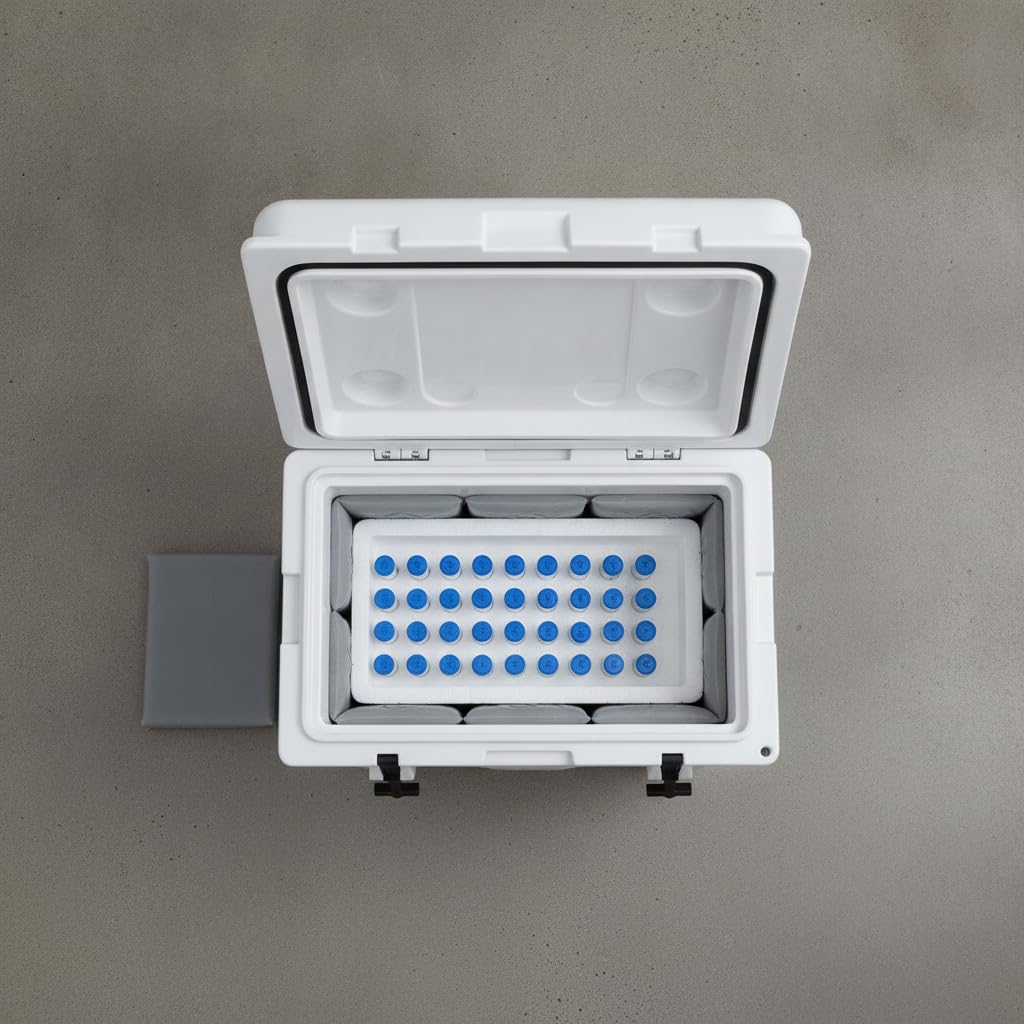 Contenitore Frigo Portatile per Alimenti, Scatola + impacchi di ghiaccio