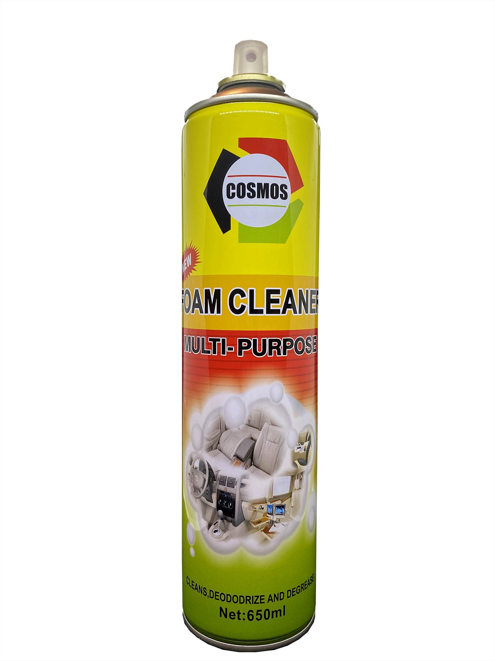 Cosmos MRO - Multipurpose Foam Cleaner 650ml for Sofas, Cars, Carpets, Curtains, Leather, Vinyl for Home & Car Cleaning-image-33