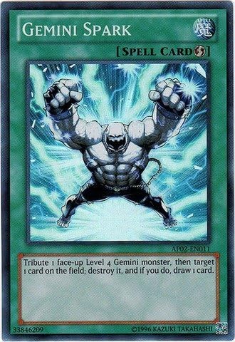 YU-GI-OH! - Gemini Spark (AP02-EN011) - Astral Pack: Booster Two - Unlimited Edition - Super Rare