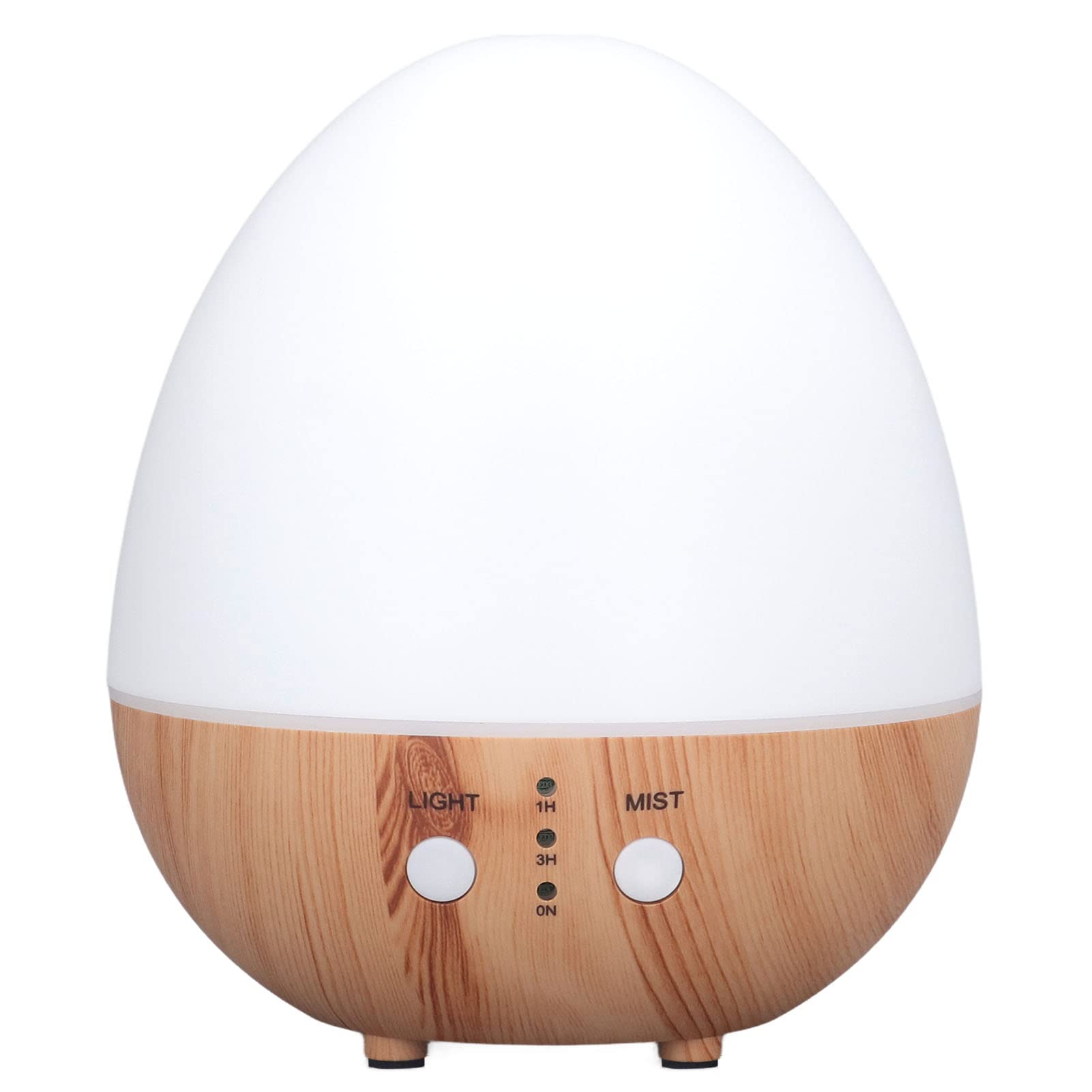 Diffuseur d'huiles essentielles en bois de 250 ML, esthétique naturelle pour une brume pure USB
