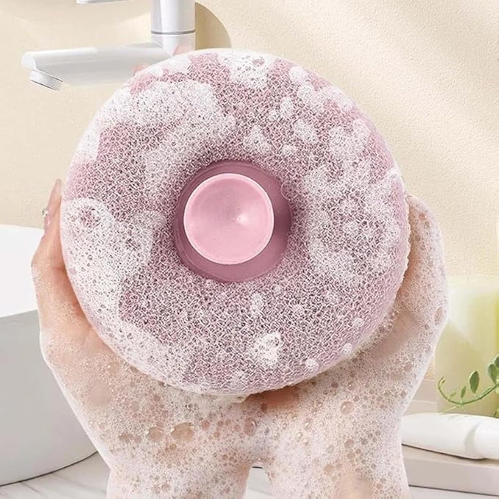 Bath Sponge Body Scrubber, Mesh Exfoliating Soft Massager