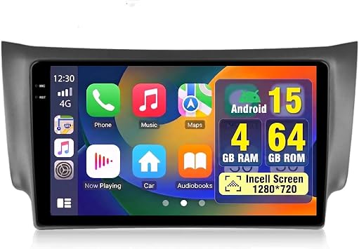 [Fuluku] 4+64GB 10.1" Android 15 Car Radio for Nissan Sentra 2013-2017