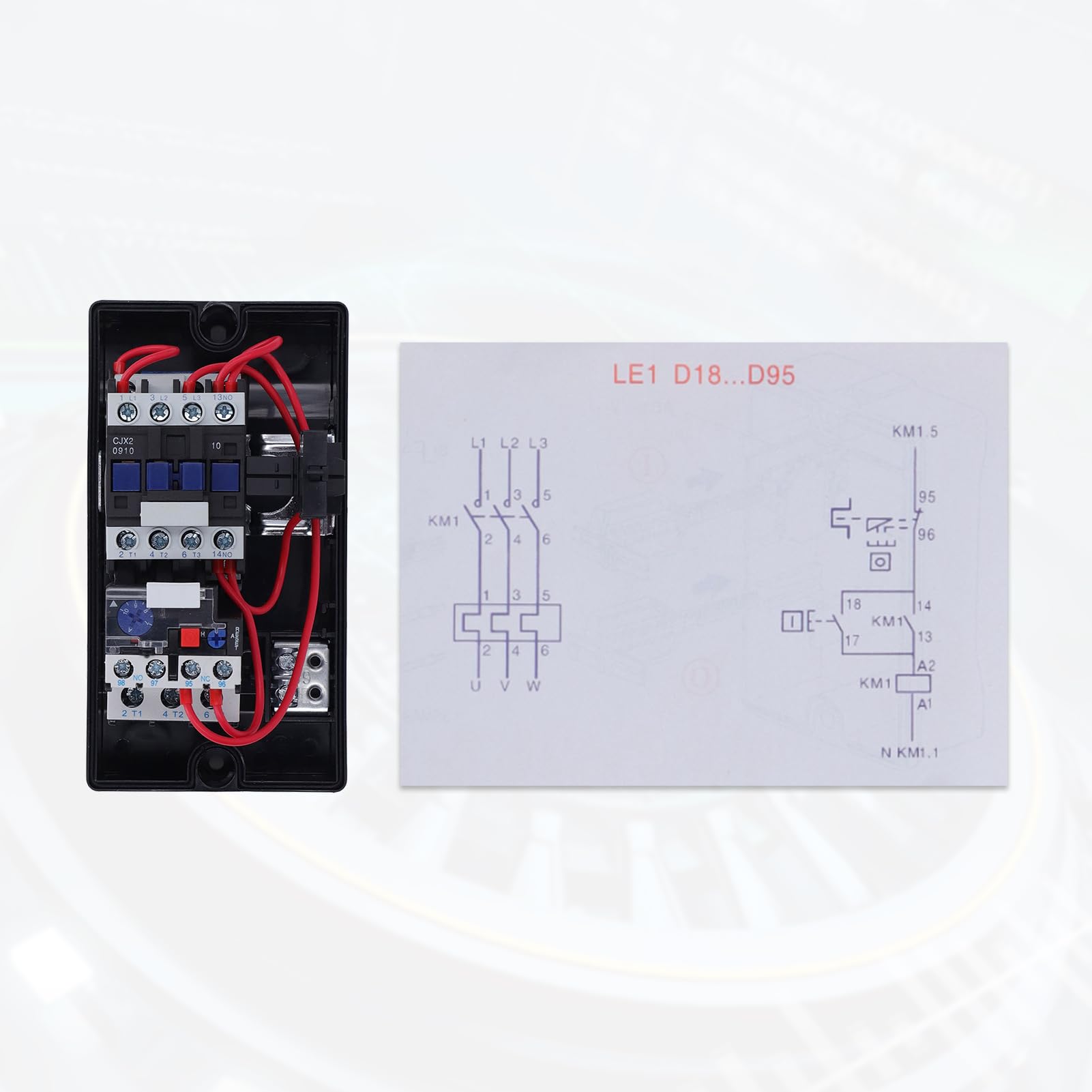 Démarreur De Moteur électrique Magnétique, Interrupteur De Commande De Démarrage De Moteur étanche IP55 Monophasé 220 230V 3 Phases 380 400V Démarreur De Moteur Pour Atelier