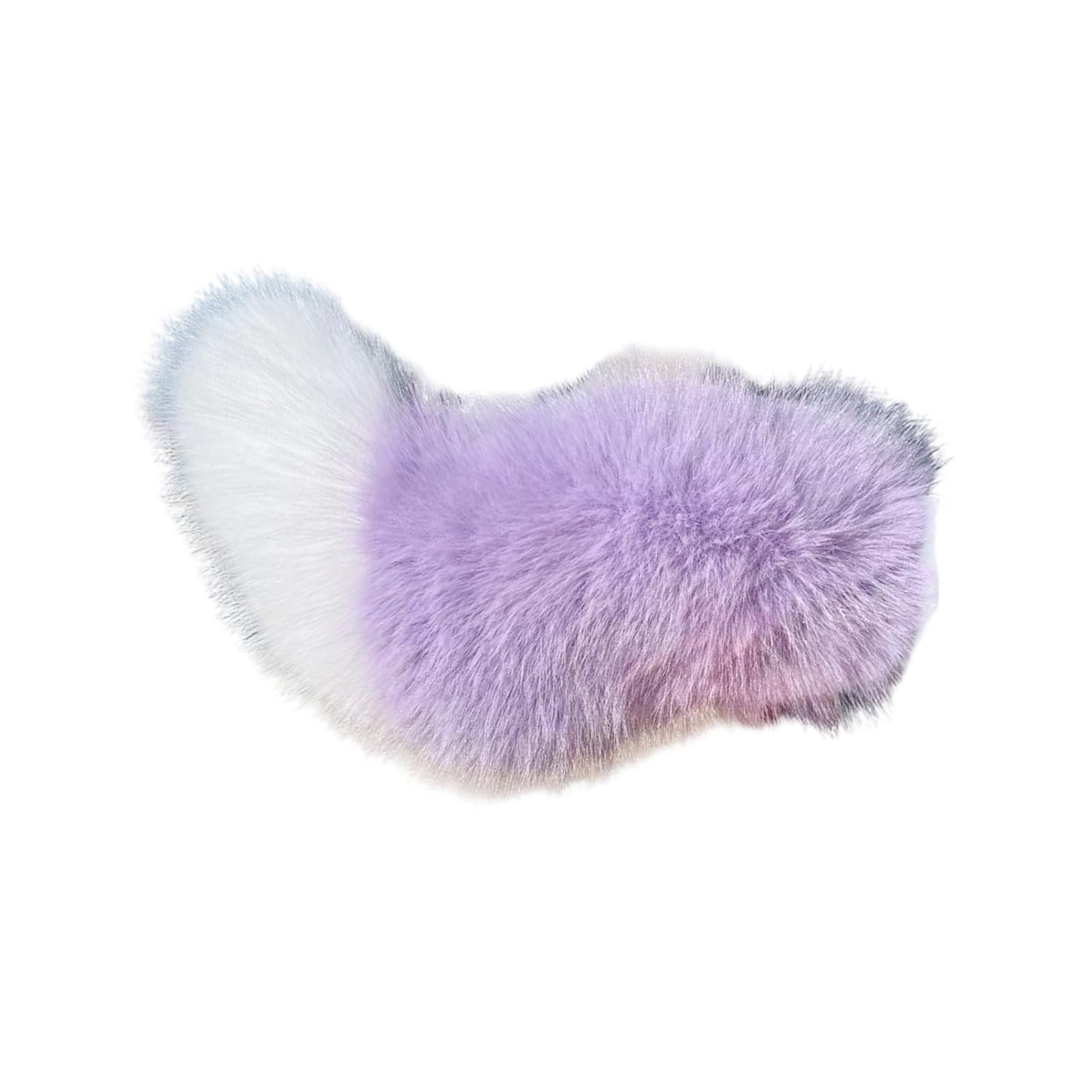 sugerou Furry Car Tail Decoration with Remote Control - Swinging Motion, Easy Install Adhesive Buckle, Removable Soft Faux Fur Car Accessory for Anime Cosplay, 30cm, Rechargeable, USB Z