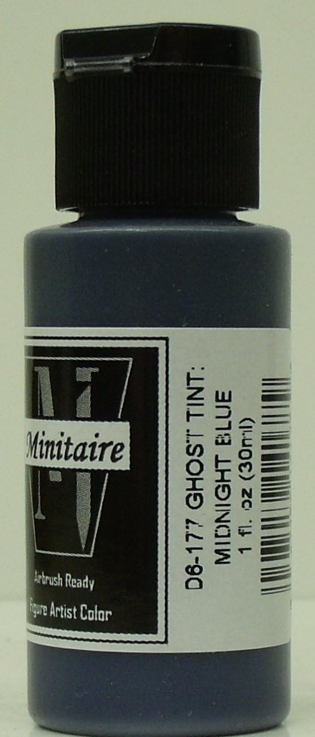 Badger Airbrush Minitaire airbrush paint GHOST TINT MIDNIGHT BLUE 1oz/60ml D6-177