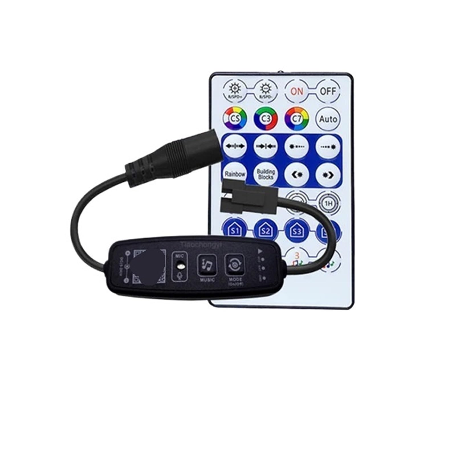 Contrôleur LED 28 Touches pour métamorphoser votre pièce en studio musical RGB