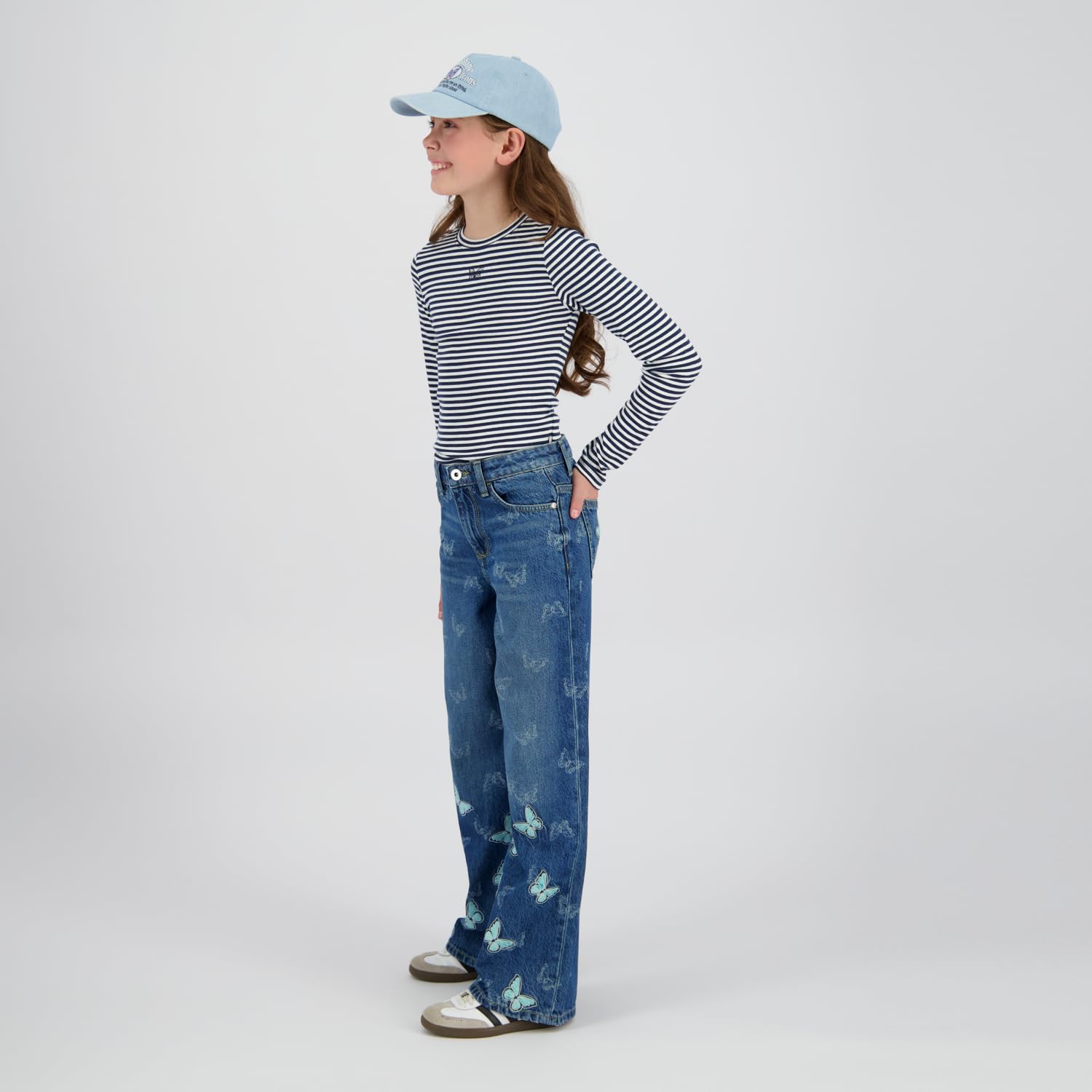 Vingino Mädchen Cassie Butterfly Jeans