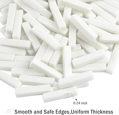 Miniatura 4 de Azulejos de mosaico para manualidades a granel, piezas de vidrio de mosaico de 5.29 oz, azulejos de vidrio con formas de tiras para manualidades,