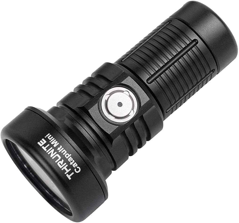ThruNite Catapult Mini LED Rechargeable Torch, 598 Meters Long Throw, High 680 Lumens Searchlight for Law Enforcement, Search and Rescue, Emergency Signaling, EDC and Land Management