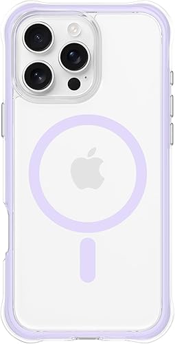 Miniatura 32 de ORNARTO Air Case para iPhone 16 Pro Max Transparente, Compatible con MagSafe, Funda de Protección contra Caídas de Grado Militar con Air-Pink