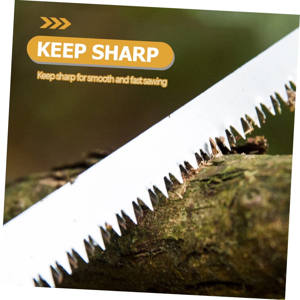 BCOATH Camping Must-have 2pcs Garden Pruning Saw Wood Hand Saw Non-slip Handle Lightweight Compact Optimized for Efficient Cutting