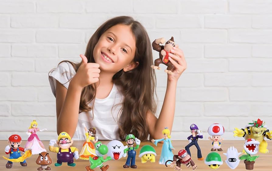 Amazon.co.jp: フィギュアセット スーパーマリオ アクションフィギュア