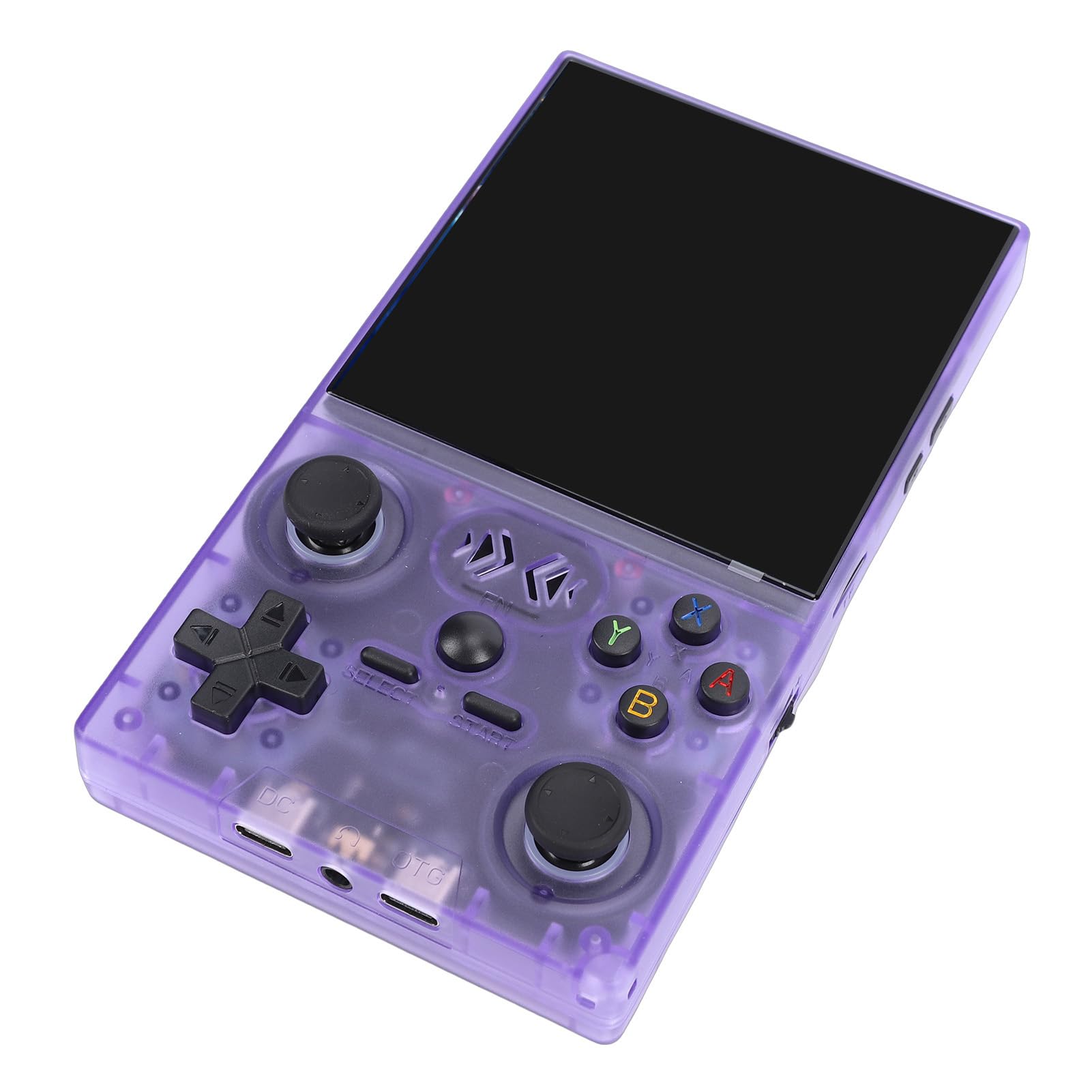 Console di Gioco Portatile, Schermo HD da 4 Pollici con Chip di Gioco RK3326, Supporto per Open Source, Emulazione di Giochi Multisistema (PURPLE)