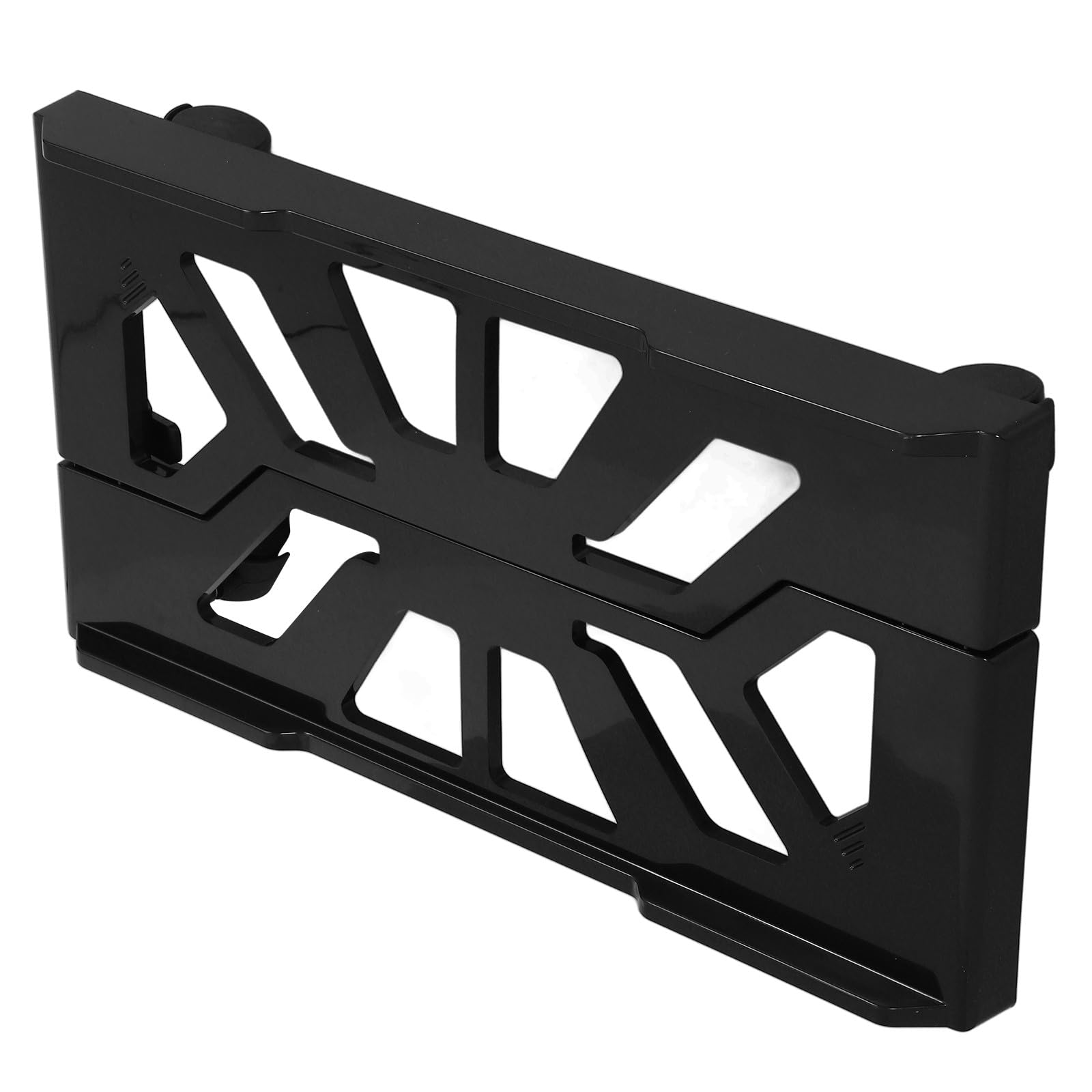 Support ordinateur noir et support de processeur à roulettes pour tour PC