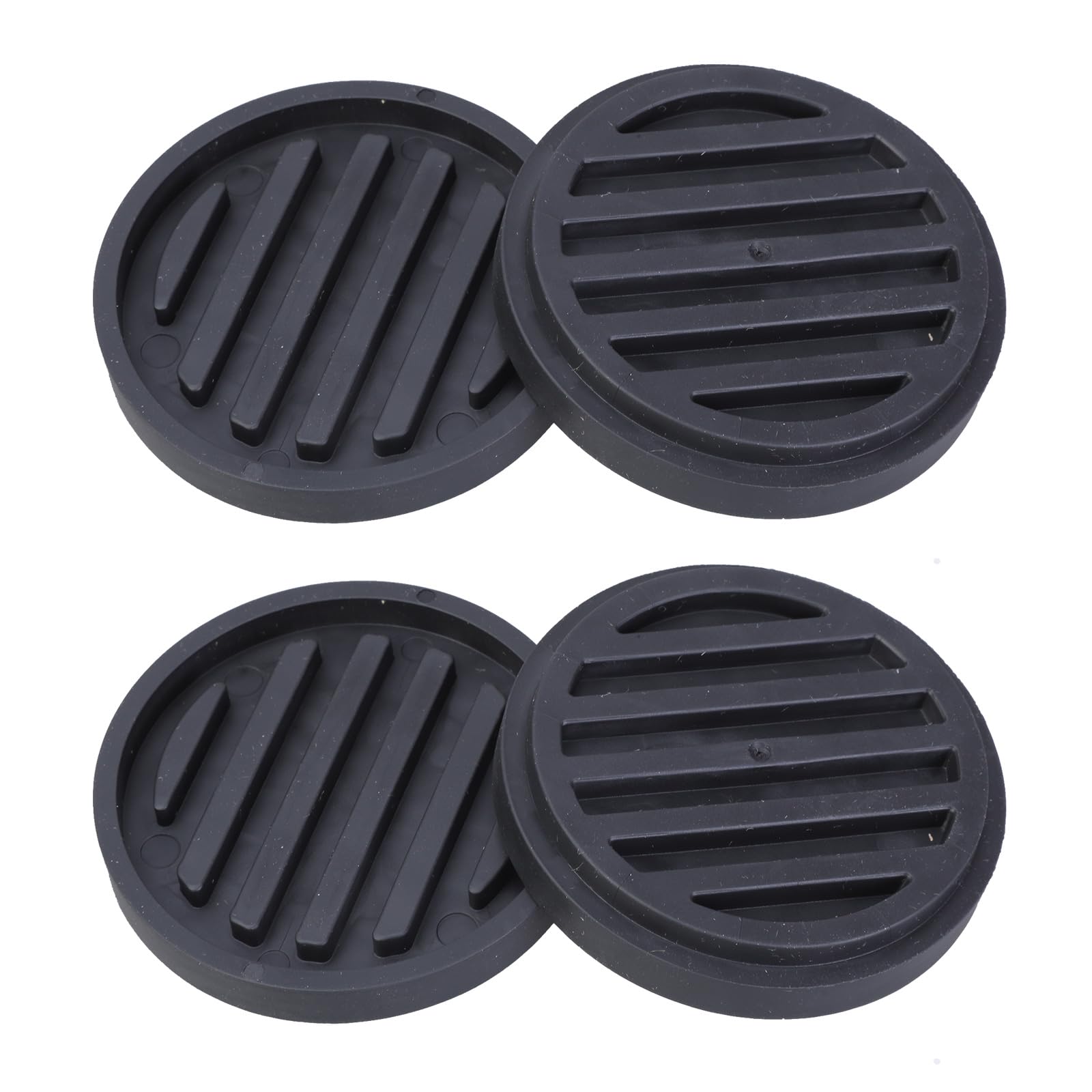 Of 4 Rubber Casters Cups Chair Grippers Furnitures Feet Pad Antis Slide Floor Protectors for Sofa Couch Table Rubber Furnitures Feet