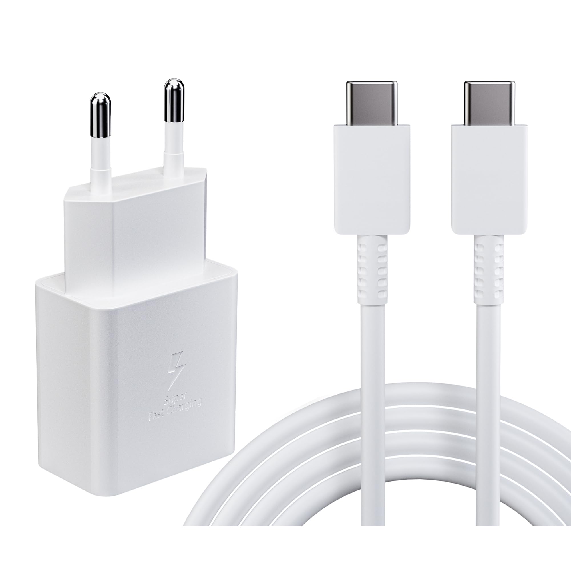 Caricabatterie USB Type-C 25W Nero Samsung EP-TA800 Caricabatterie USB Type-C 25W Nero Samsung EP-TA800