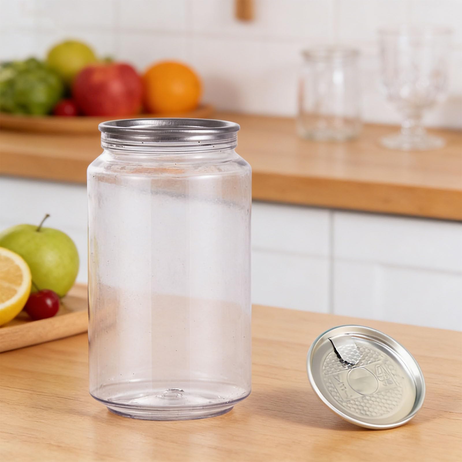 Bouteilles jetables multi-usages 330 ML refermables avec couvercles en aluminium pour jus