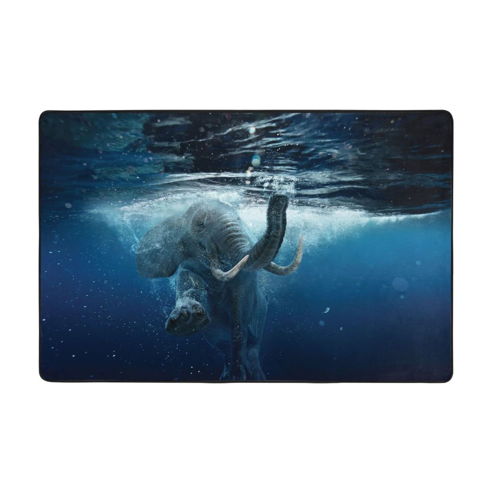 Tapis de sol éléphant pour une décoration de salon chaleureuse et chic