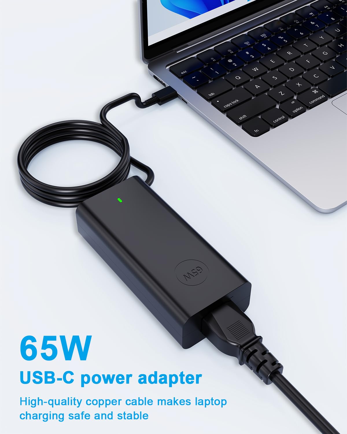 SẠC LAPTOP DELL 20V-3.25A  65W    USB-C  USB TYPE C Dành Cho Dell XPS 12 9250 9360 Latitude 12 7275 13 7370 5285 5290 I1988233486 - Foto 9