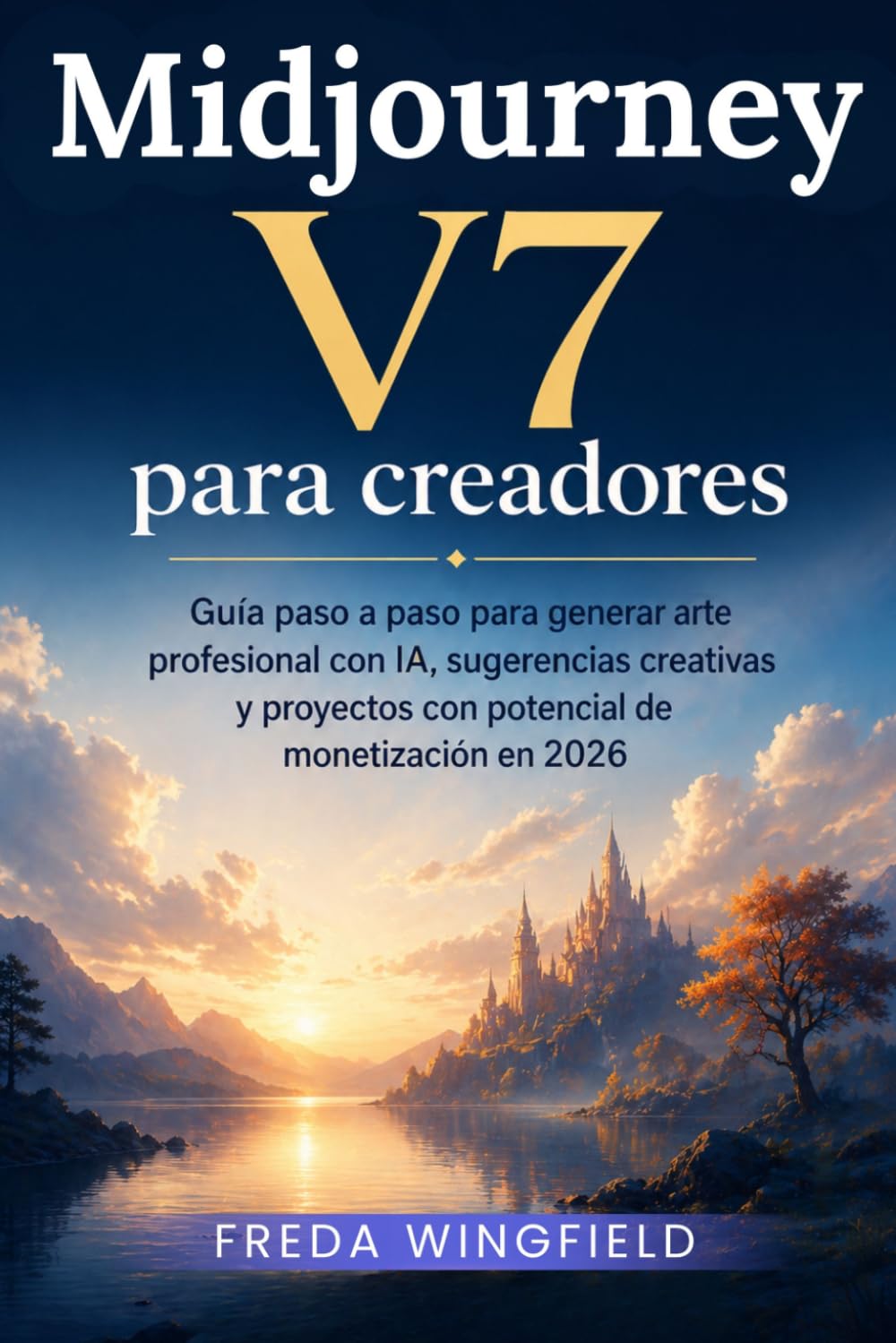 Midjourney V7 para creadores: Guía paso a paso para generar arte profesional con IA, sugerencias creativas y proyectos con potencial de monetización en 2026