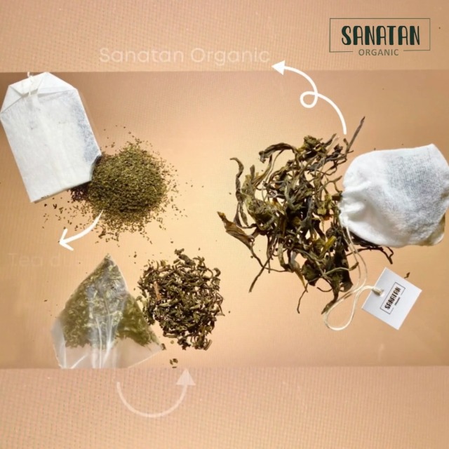 Sanatan Organic Ginger Lemongrass Green Tea I Happy Periods I