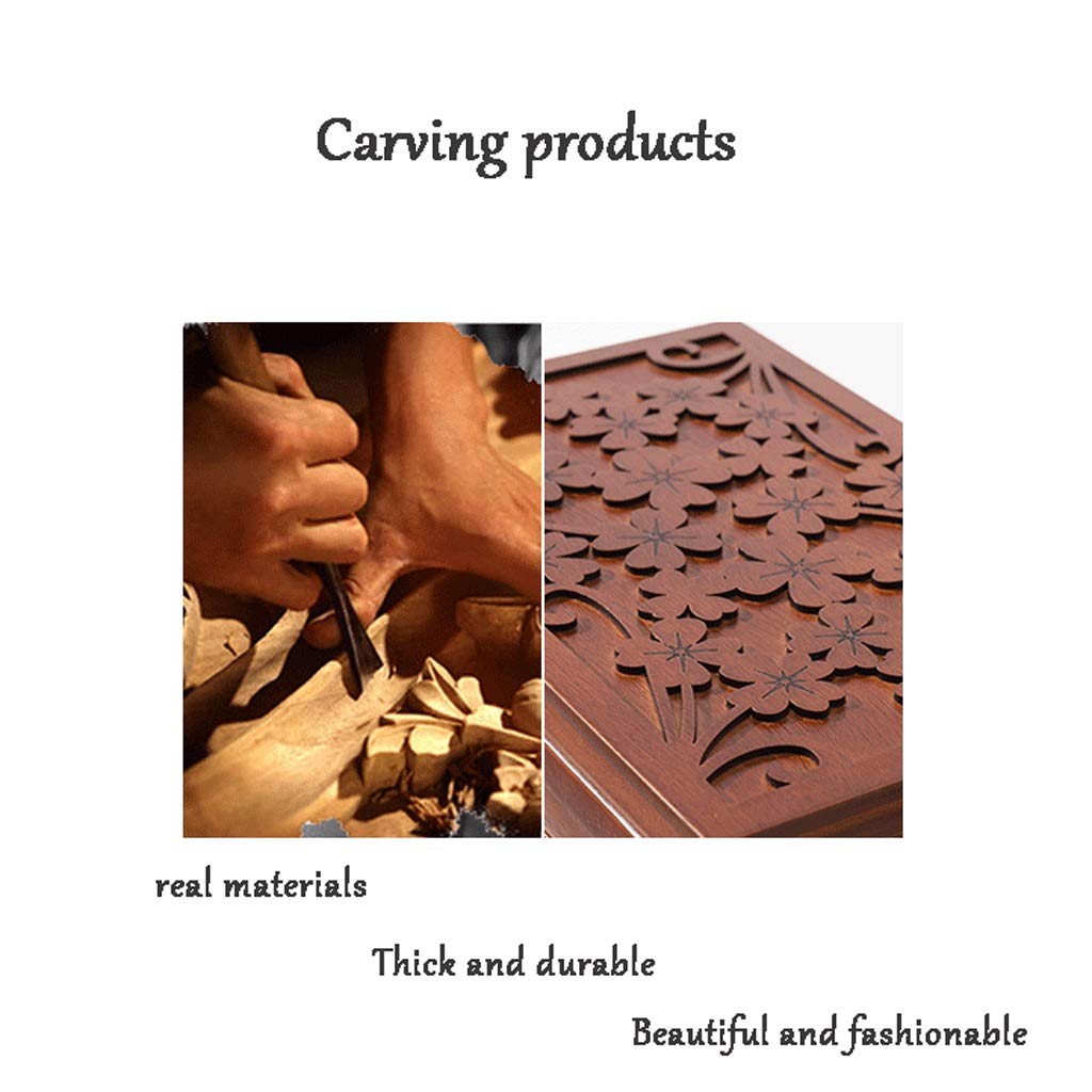 Jewelry Boxes Jewelry Storage Box Wooden Retro Storage Box Multi-Function Large Capacity Jewelry Box Jewelry Organizer