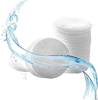 HONMEET 80 Pçs Algodão Removedor De Maquiagem Almofadas De Algodão Para Rosto Rodadas De Algodão Almofadas Removedor De Maquiagem Beleza Almofadas Redondas Limpeza Facial Almofadas De