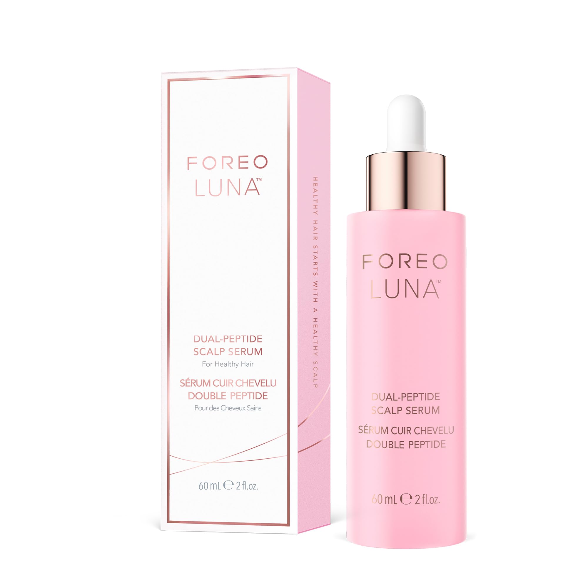 FOREO LUNA Dual-Peptide Scalp Serum – Hair Growth & Scalp Treatment with Cica and Portulaca Extract – Hair Serum for Growth, Thickening, and Hair Loss Treatment – 2 fl. Oz