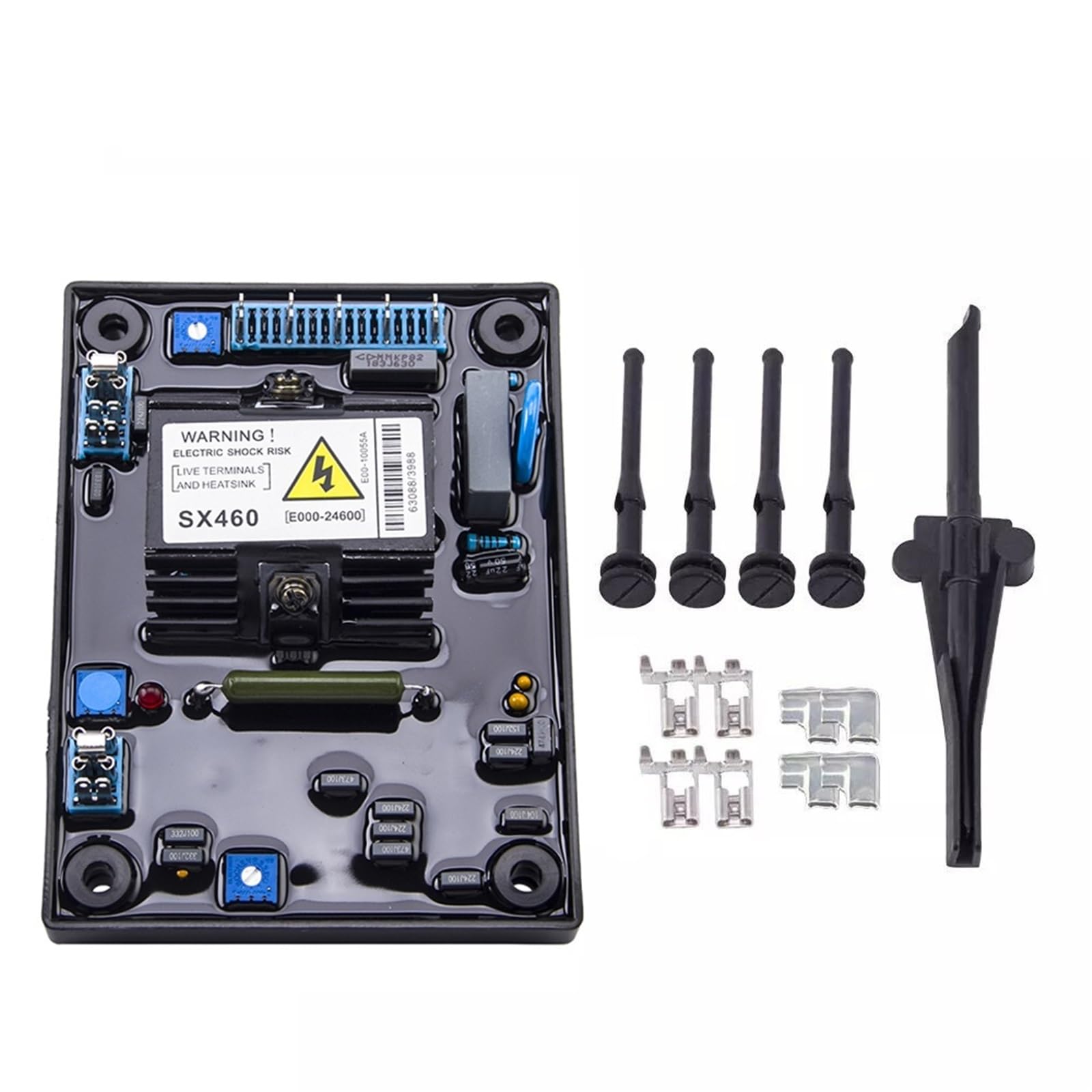 ZXAOMMBEA SX460 AVR Generator Automatic Voltage Regulator Stabilizer SX440 AS440 Excitation Control Module Brushless(Common SX460)