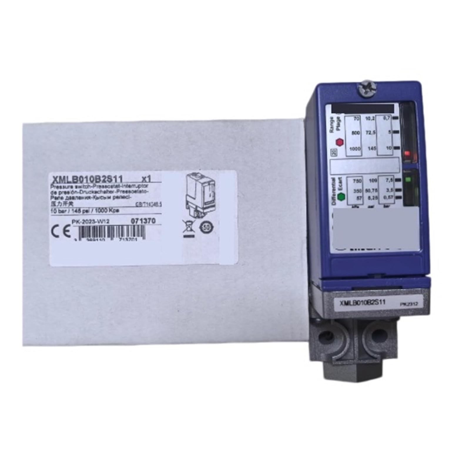 Sensor Presostato XMLB010B2S11 10bar for Industria, Fabricación