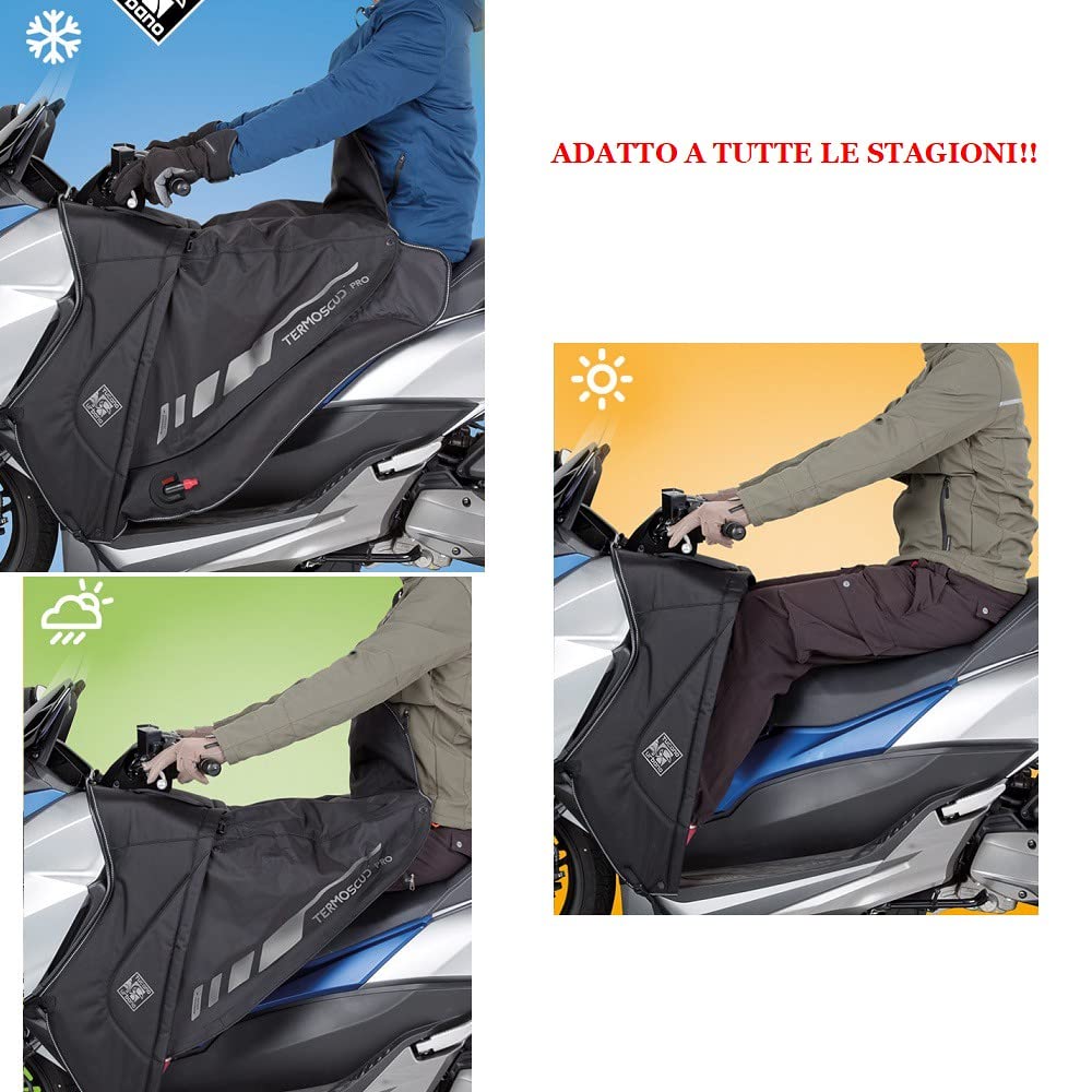 COMPATIBILE CON HONDA Forza 750 dal 2021 in poi COPRIGAMBE TUCANO URBANO TERMOSCUD R219PRO SPECIFICO PER SCOOTER COPERTA TERMICA IMPERMEABILE TRAPUNTA INVERNALE
