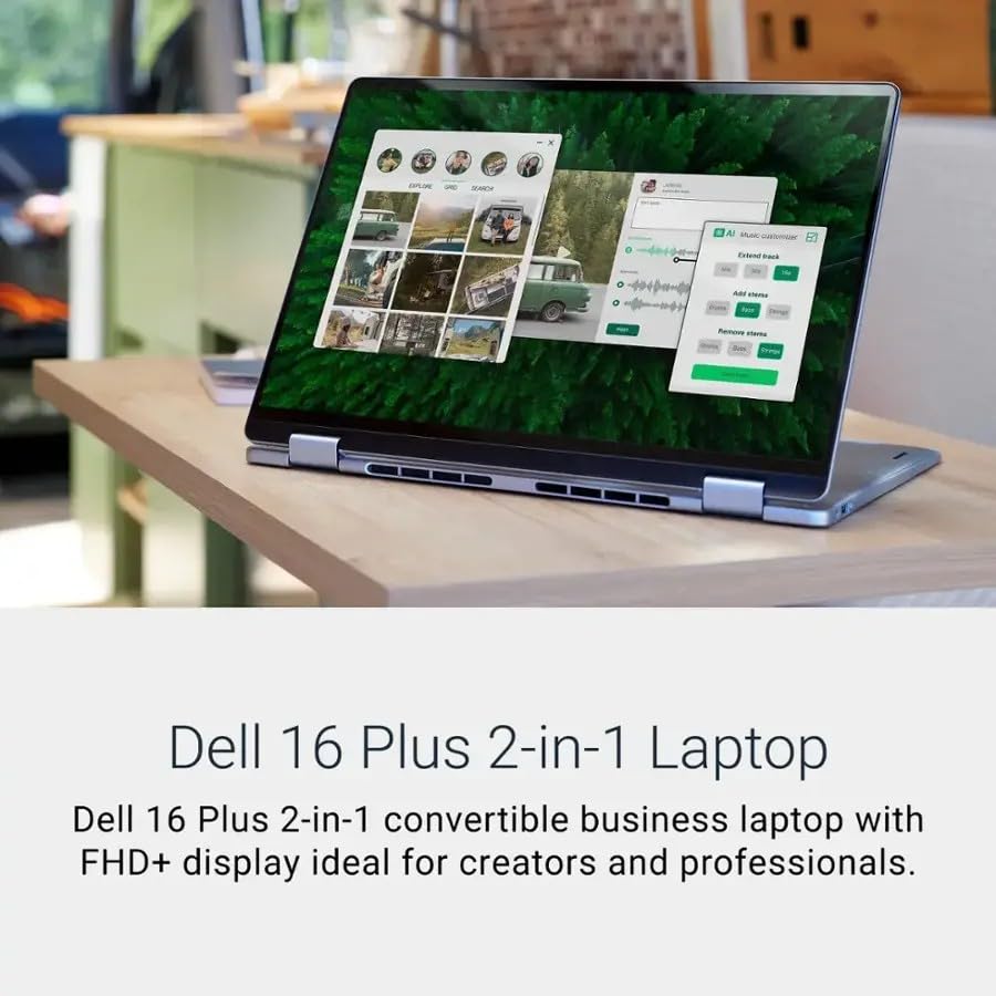 Dell 16 Plus 2-en-1 16" FHD+ Touchscreen Intel Core Ultra 7 miniatura 2