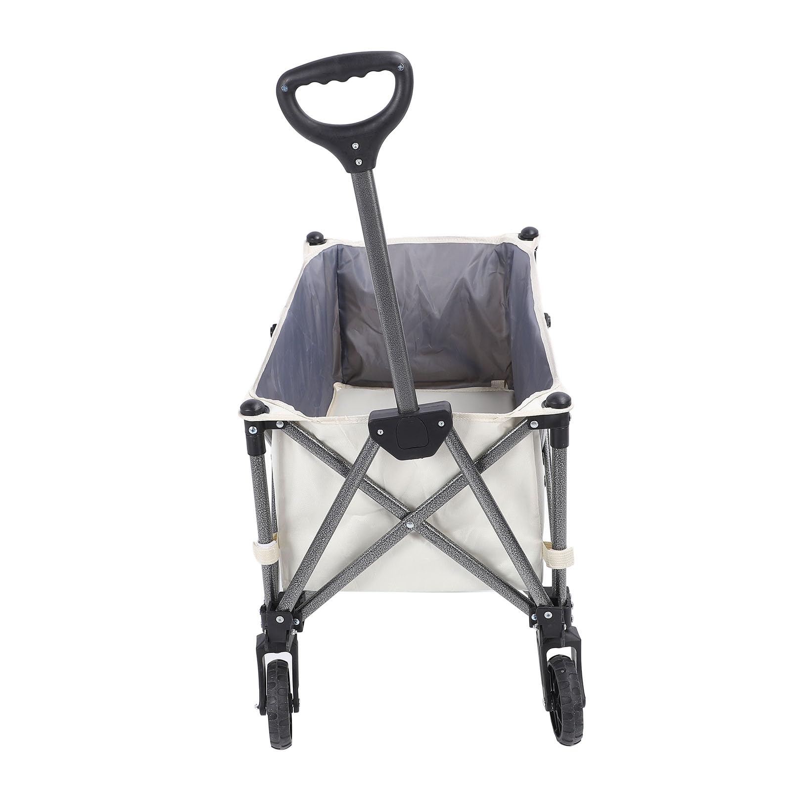 Cocoarm Carrello Pesante Pieghevole, Capacità 150KG Carrello da Campeggio con Ampio Deposito, Telaio in Acciaio e Fibra di Poliestere per Trasporto All'aperto, Spiaggia, Campeggio,