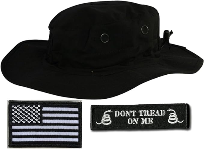 Gadsden and Culpeper Operator Boonie Hat Bundle & Patches - USA/DTOM