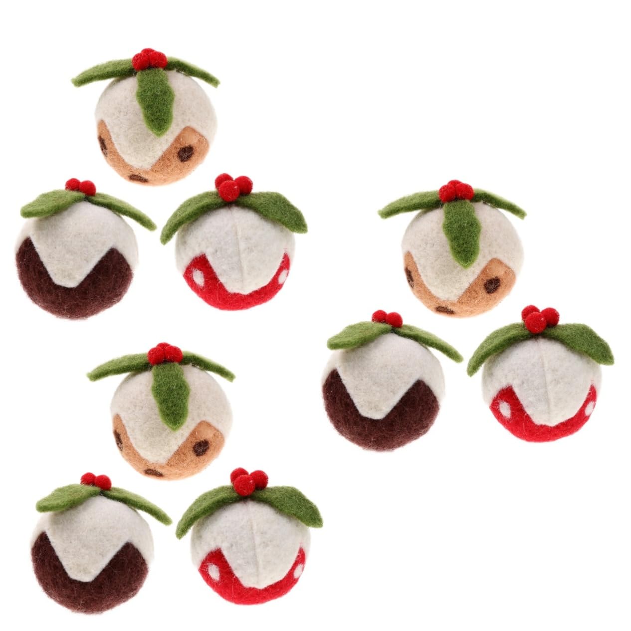 Yardwe 9 Piezas Pelota de Juguete para Mascotas Cat Toys Gato Bola de Navidad Gato Juguete Interactivo Juguetes navideños para Gatos Juguetes de Pelota para Mascotas Bolas de Gato en Caja