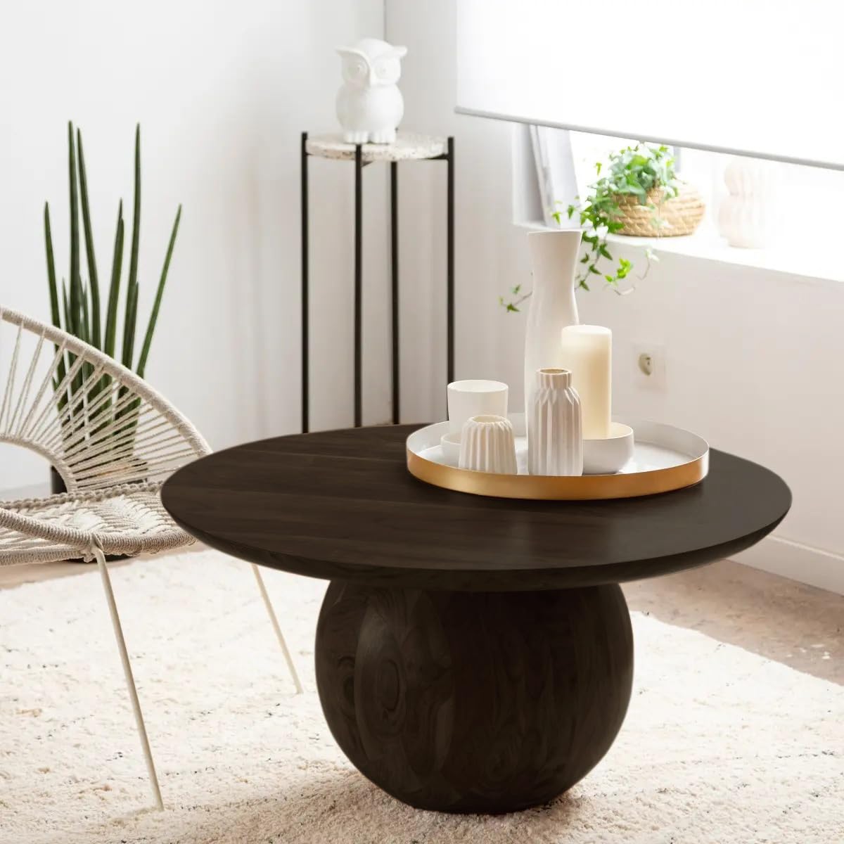 The Attic Pinto Coffee Table|Coffee Table for Living Room|Solid Wood Centre Table|Walnut Matte Finish (B0D3F6H7FC) Amazon Price History, Amazon Price Tracker
