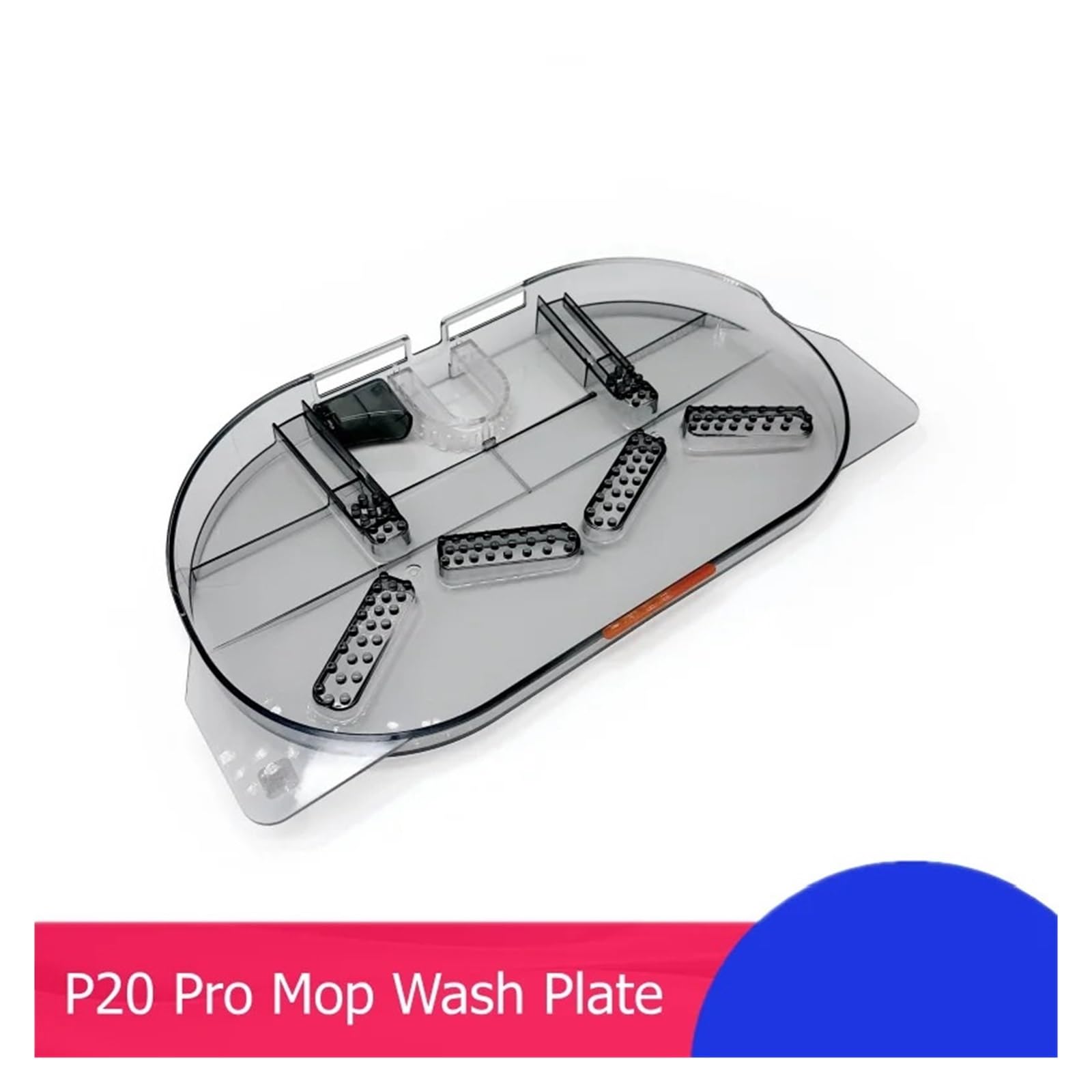 Placa De Lavado De Bandeja De Estación De Limpieza De Fregona, Compatible Con Piezas De Robot Aspirador JONR,P20 Pro, Secado Rápido
