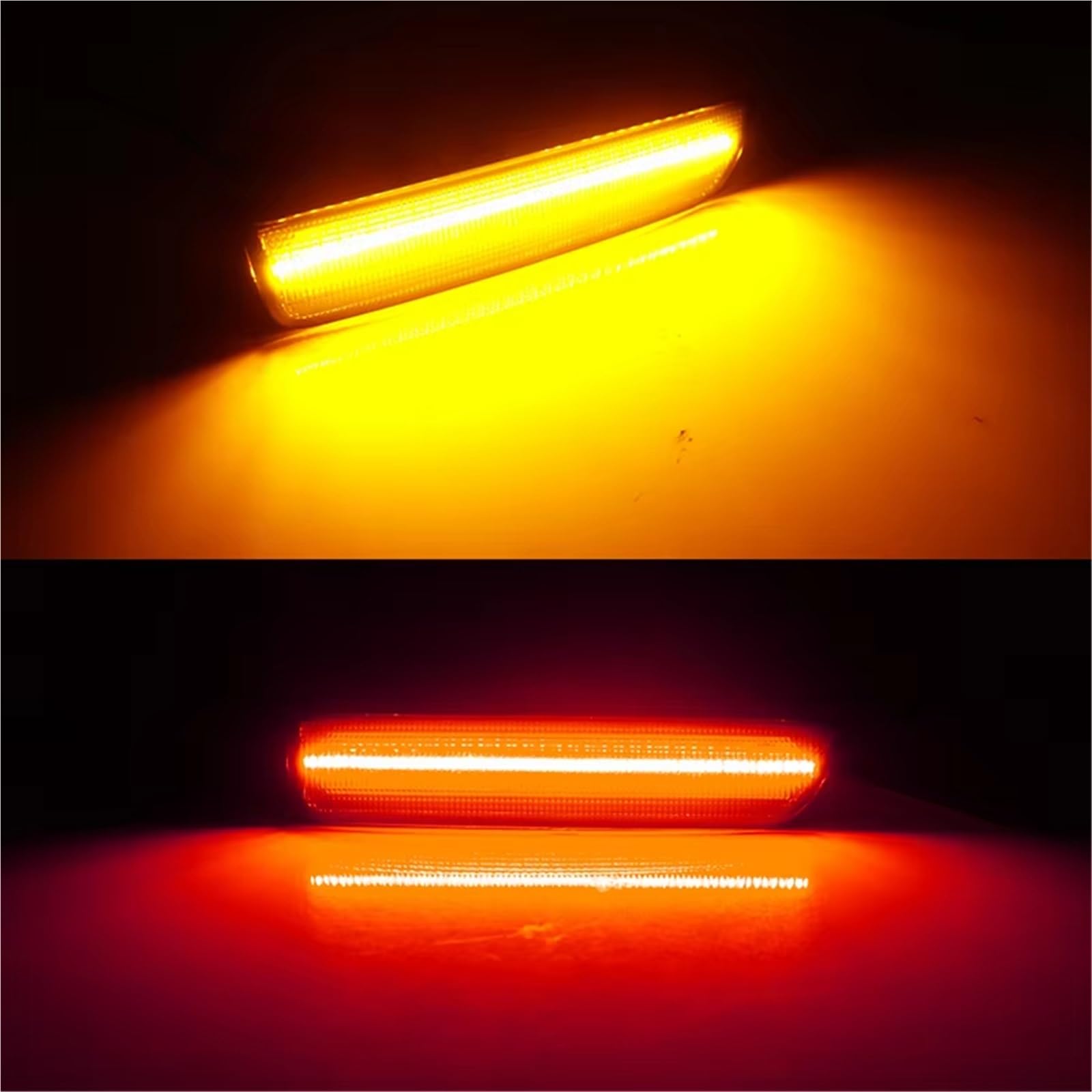 Indicatore Laterale Per VW Per Passat Per B5.5 2001-2005 LED Paraurti Anteriore Posteriore Indicatore Laterale Indicatori Direzione Flare Lampade Indicatori di Direzione(4pcs Red Amber)