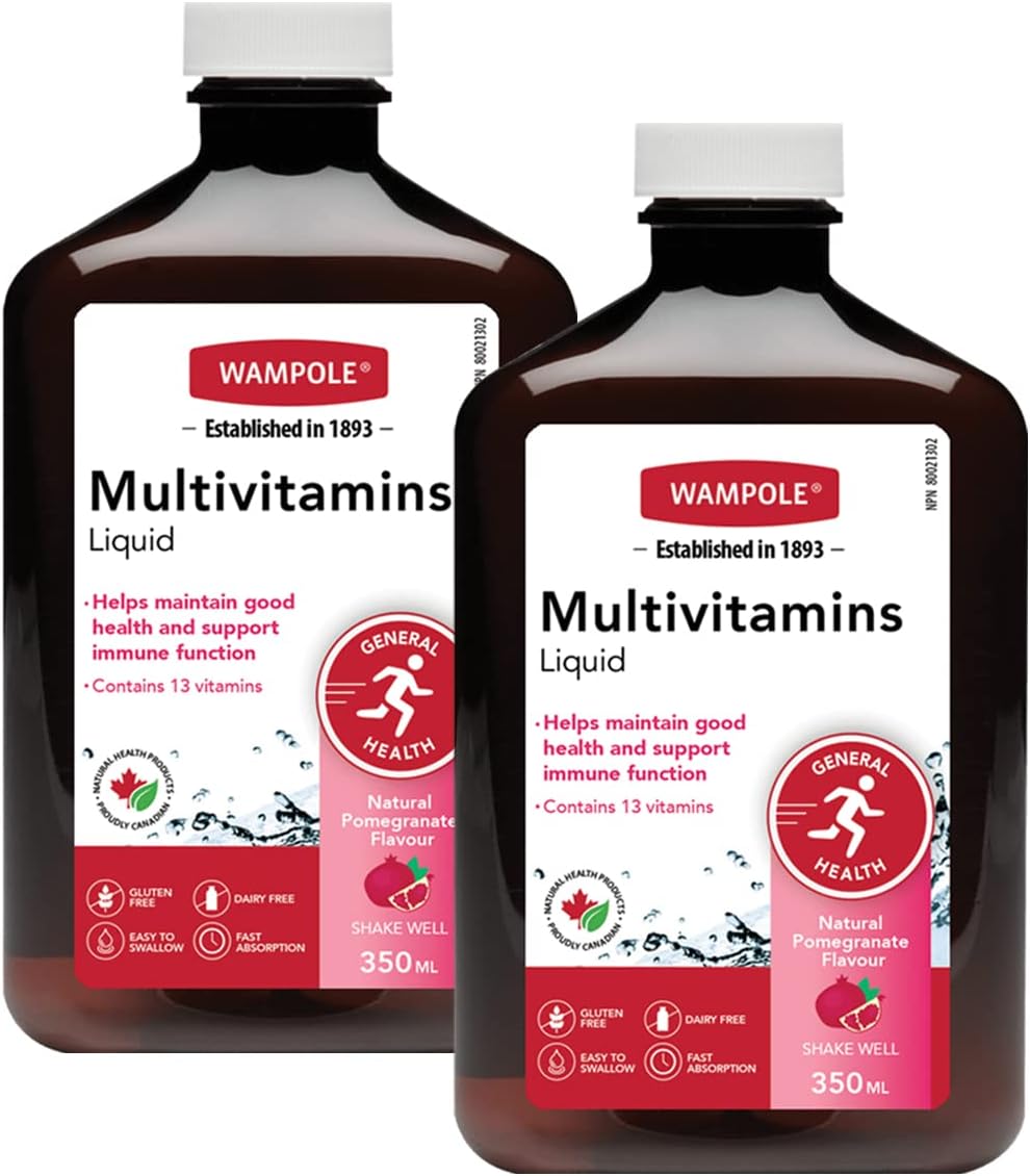 Wampole Multivitamins Liquid Adults Daily Intake Fast Liquid