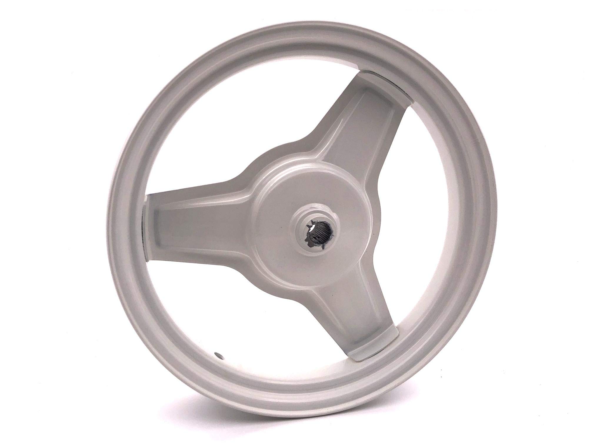 Jante arrière blanche adaptable pour PW50 JS50 Piwi 50cc Peewee JIANSHE YAMAHA
