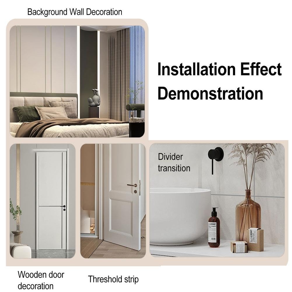 Profilé en T pour Sol Stratifié, Parquet, Bande de Transition Sol