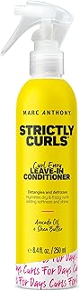 Marc Anthony Leave-In Conditioner, Strictly Curls - Shea Butter, Vitamin E & Avocado Oil Softens & Defines Coarse Curls - Sulfate-Free Anti-Frizz Styling Product For Curly, & Wavy Hair